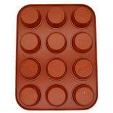 12 CUP MUFFIN PAN Orange - No Retail Packaging
